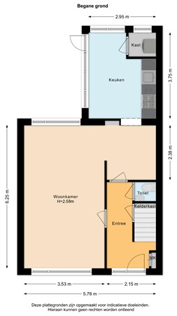 Floorplan - Burg van Gentsingel 11, 2636 BR Schipluiden